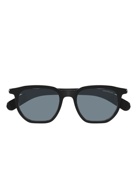 Montblanc Round-frame Sunglasses - Black 