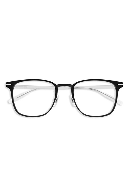  Montblanc Square-frame Glasses - Black 
