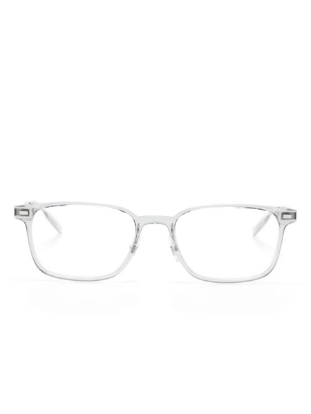  Montblanc Square-frame Glasses - Grey 