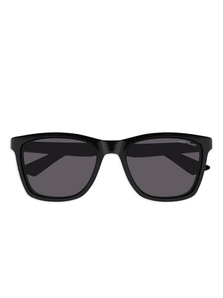  Montblanc Square-frame Sunglasses - Black 