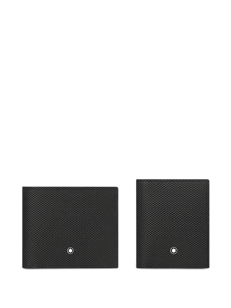 Montblanc Textured Logo-patch Case - Black 
