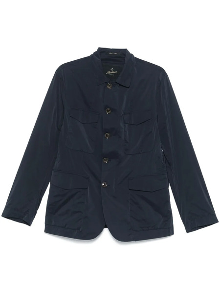  Montecore Classic-collar Shirt Jacket - Blue 