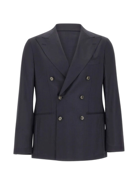  Montecore Double-breasted Blazer - Blue 