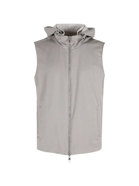  Montecore Hooded Zip Gilet - Grey 