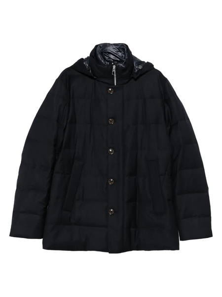  Montecore Quilted Hooded Coat - Blue 