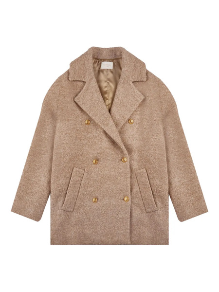  Montedoro Double-breasted Peacoat - Neutrals 