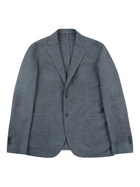  Montedoro Hopsack Two-button Blazer - Grey 