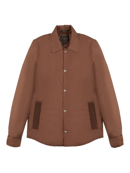  Montedoro Padded Overshirt - Brown 