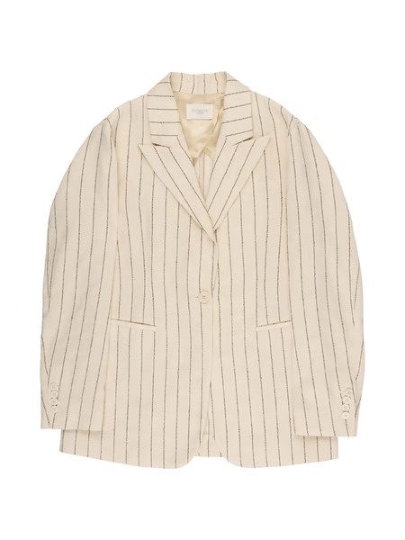  Montedoro Pinstripe Blazer - Neutrals 
