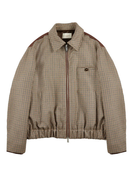  Montedoro Primo Check Bomber Jacket - Neutrals 