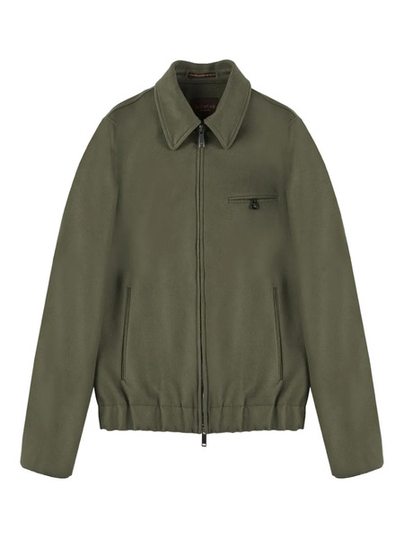  Montedoro Zip Bomber Jacket - Green 