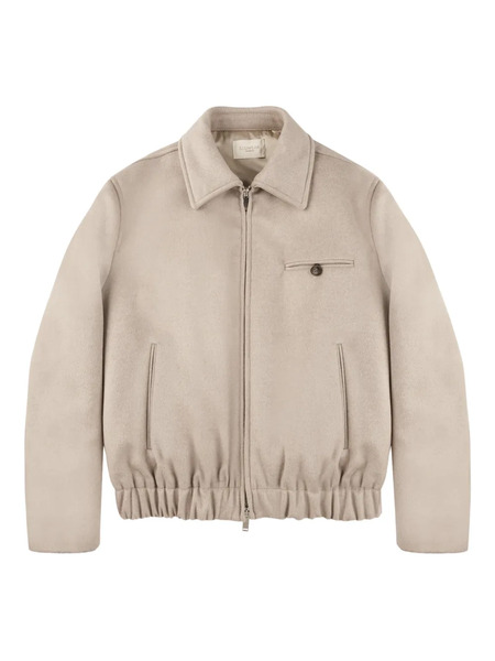  Montedoro Zip Bomber Jacket - Neutrals 