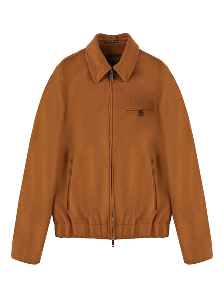  Montedoro Zip-up Bomber Jacket - Brown 