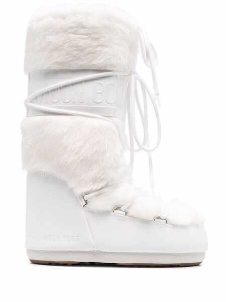  Moon Boot Icon Faux-fur Snow Boots - White 