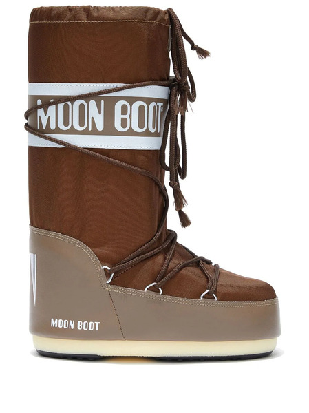  Moon Boot Icon Logo-tape Snow Boots - Brown 