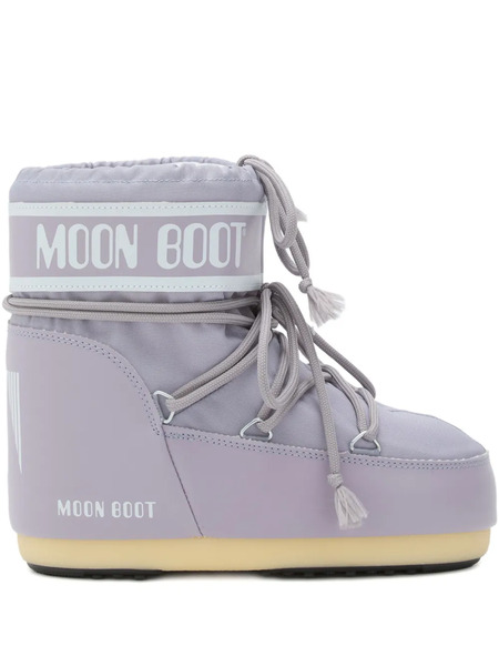  Moon Boot Icon Padded Logo-detail Boots - Purple 