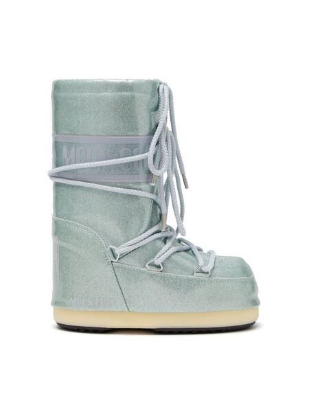  Moon Boot Kids Icon Glitter Snow Boots - Blue 
