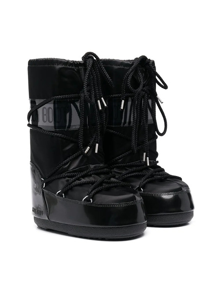  Moon Boot Kids Icon Junior Glance Snow Boots - Black 