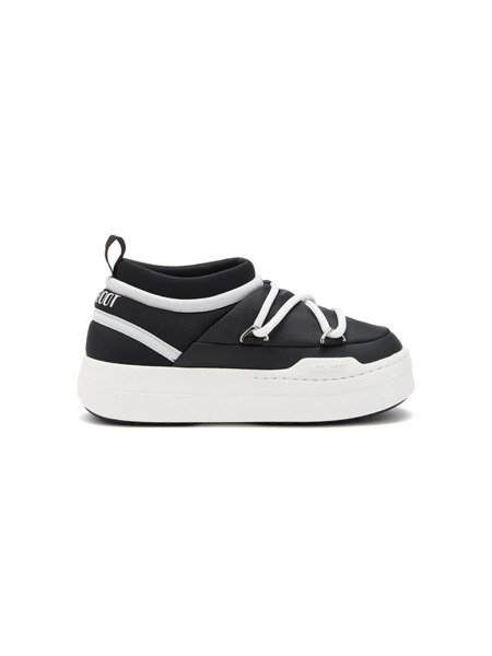  Moon Boot Kids Icon Lace-up Sneakers - Black 