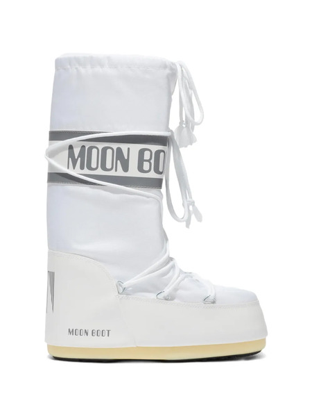  Moon Boot Kids Icon Logo Snow Boots - White 