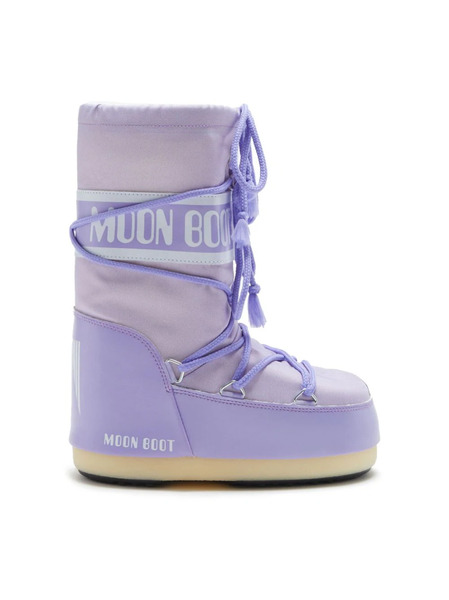  Moon Boot Kids Icon Logo-tape Snow Boots - Purple 