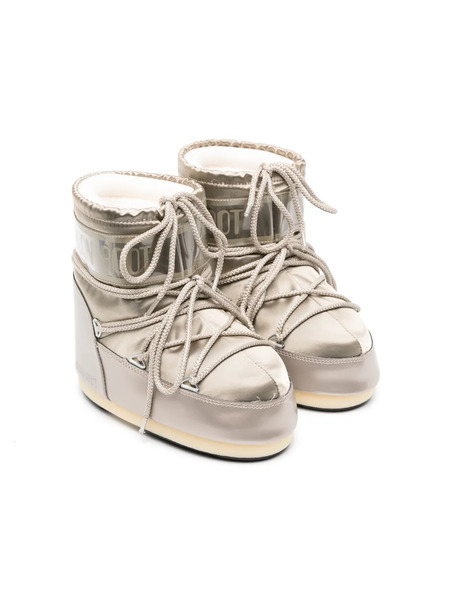  Moon Boot Kids Icon Low Snow Boots - Metallic 