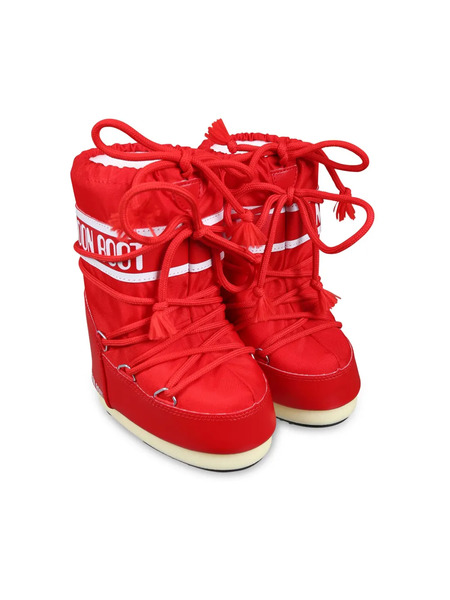  Moon Boot Kids Icon Mini Boots - Red 