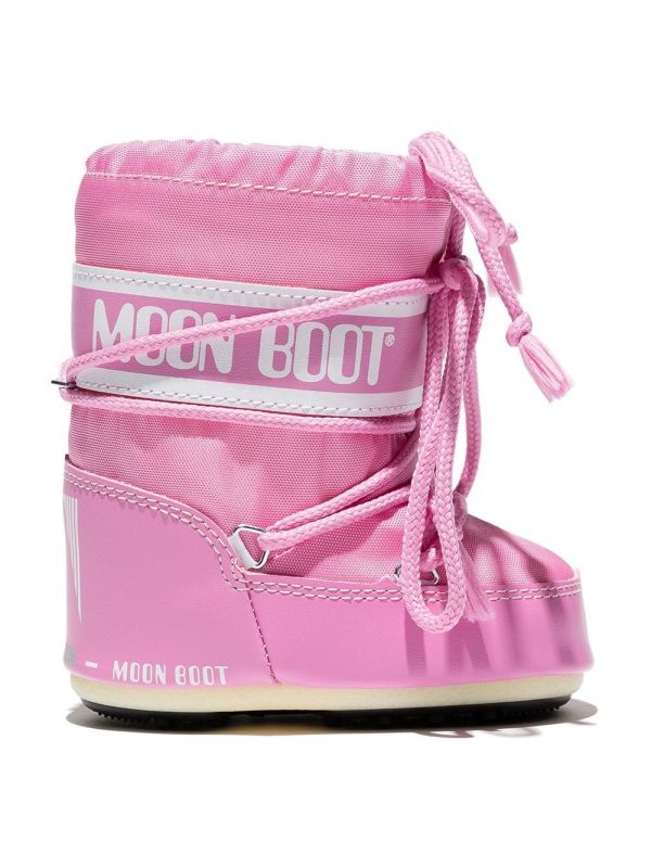 Moon Boot Kids Icon Mini Snow Boots - Pink 
