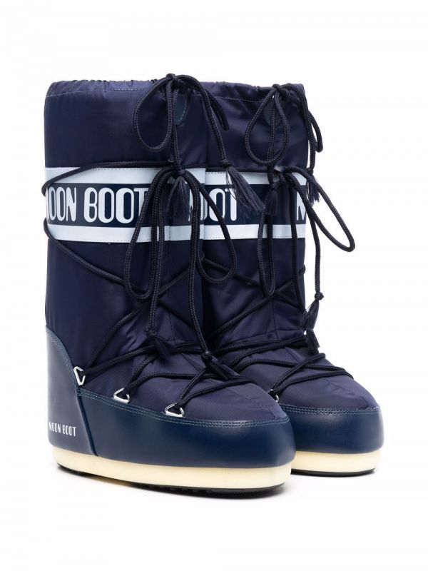  Moon Boot Kids Icon Snow Boots - Blue 