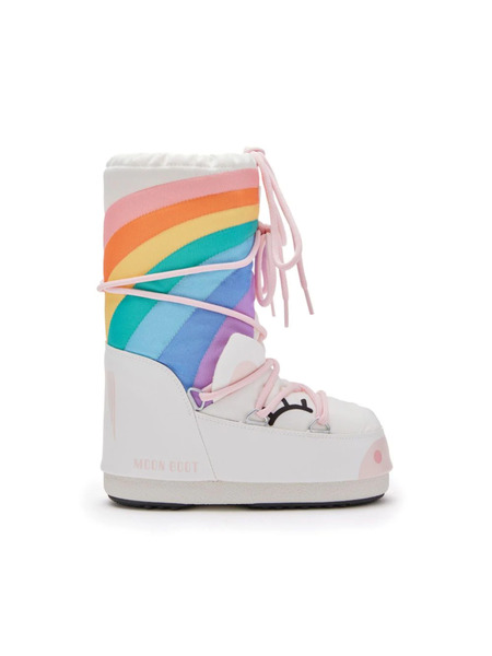  Moon Boot Kids Icon Unicorn Snow Boots - White 
