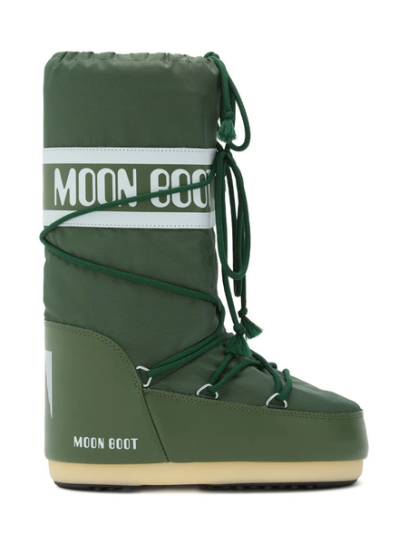  Moon Boot Kids Nylon Lace-up Boots - Green 
