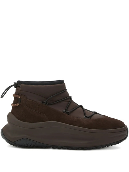  Moon Boot Lace-up Suede Sneakers - Brown 
