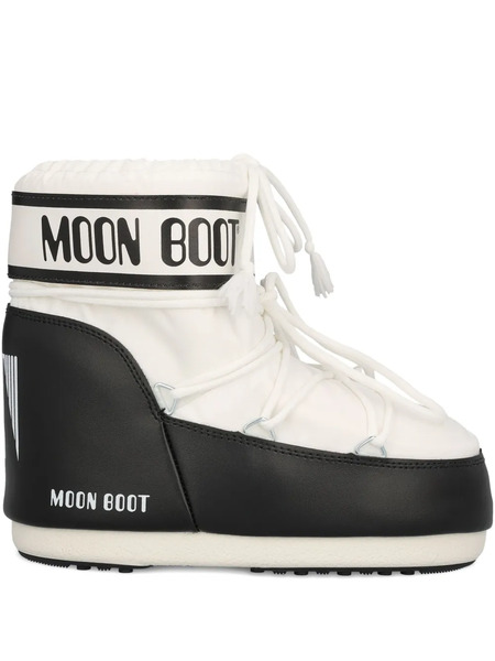  Moon Boot Logo Band Icon Low Boots - White 