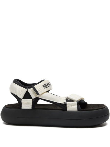  Moon Boot Logo-strap Platform Sandals - Black 