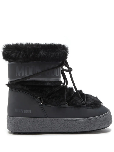  Moon Boot Ltrack Lace-up Rain Boots - Black 