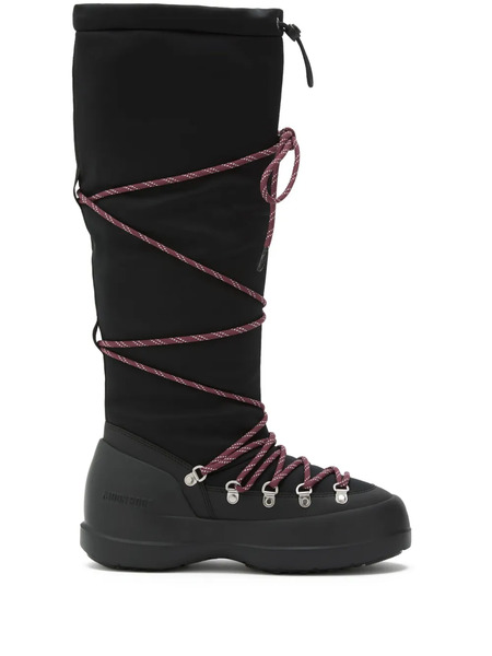  Moon Boot Luna Lace-up Boots - Black 