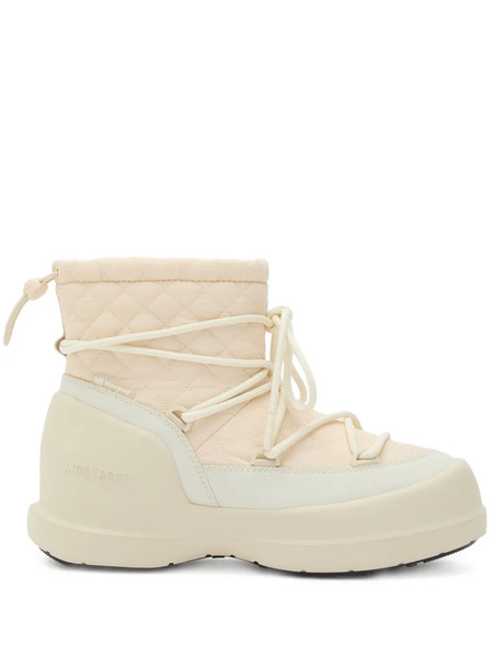  Moon Boot Mezzaluna Quilted Boots - Neutrals 