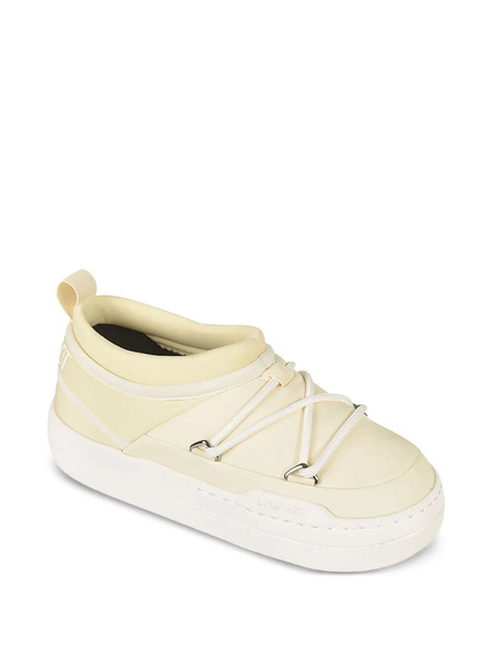  Moon Boot Park Icon Lace-up Flat Sneakers - Yellow 