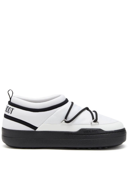  Moon Boot Park Icon Logo-print Sneakers - White 