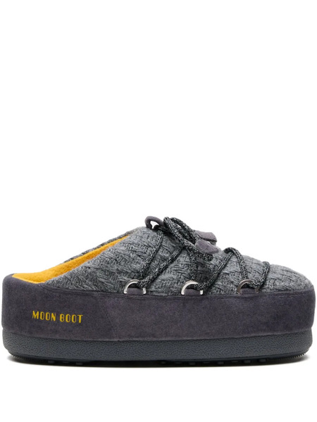  Moon Boot X Guest In Residence Knit Mules - Grey 