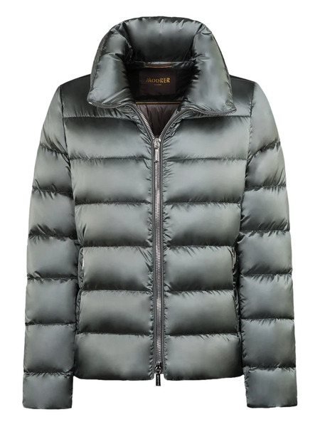  Moorer Argentea Zip Puffer Jacket - Grey 