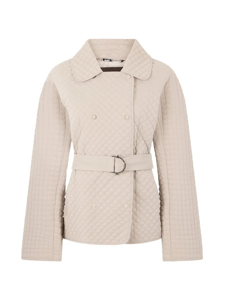  Moorer Belted Puffer Jacket - Neutrals 