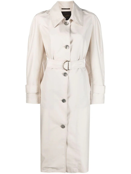  Moorer Belted Single-breasted-coat - Neutrals 