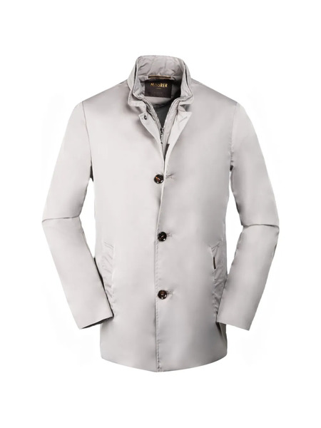 Moorer Borromini-wk Button-fastening Jacket - Grey 