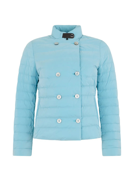  Moorer Button Padded Jacket - Blue 