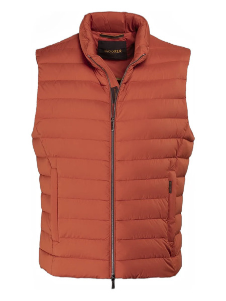  Moorer Calaf Quilted Gilet - Orange 