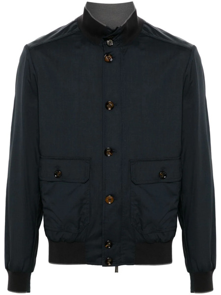  Moorer Carlos-go Bomber Jacket - Blue 