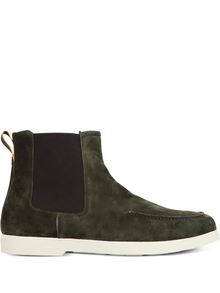  Moorer Cesar Suede Chelsea Boots - Green 