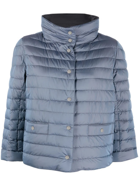  Moorer Cindy High-collar Padded Jacket - Blue 