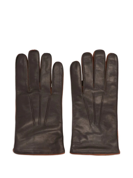  Moorer Clifton Leather Gloves - Brown 